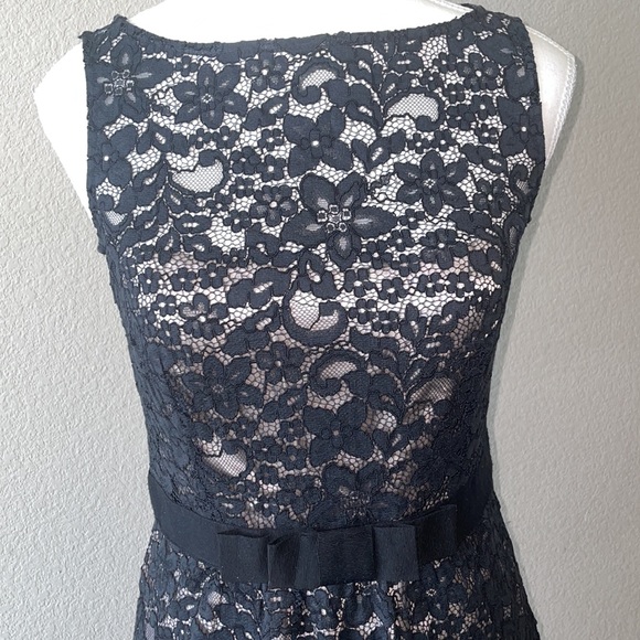 1.2.3 Paris Black Lace Midi DressSize 36 Fr - Picture 3 of 12